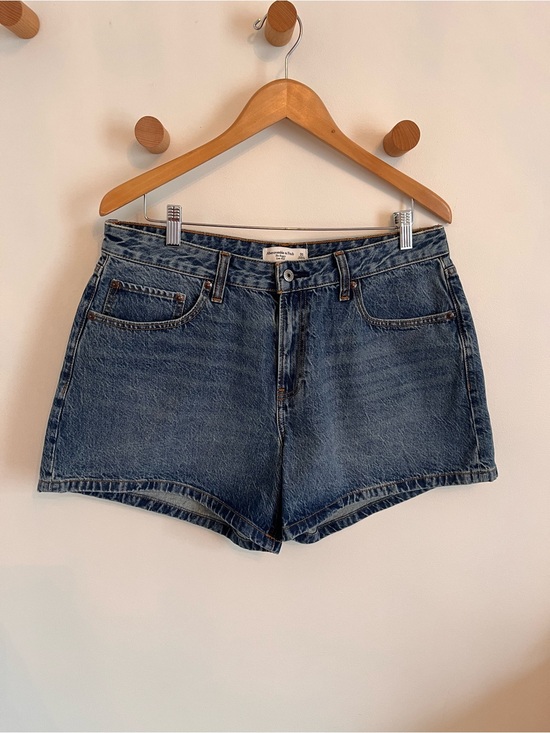 Abercrombie & Fitch Pants - Abercrombie & Fitch Mid-Blue Denim Shorts